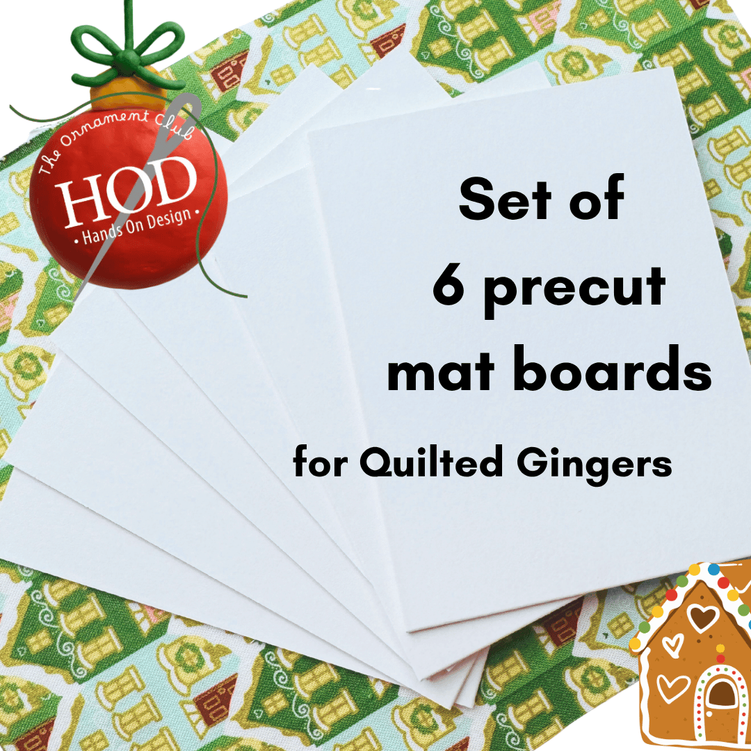 Finishing Board Set Hands On Design Ornament Club Quilted Gingers
