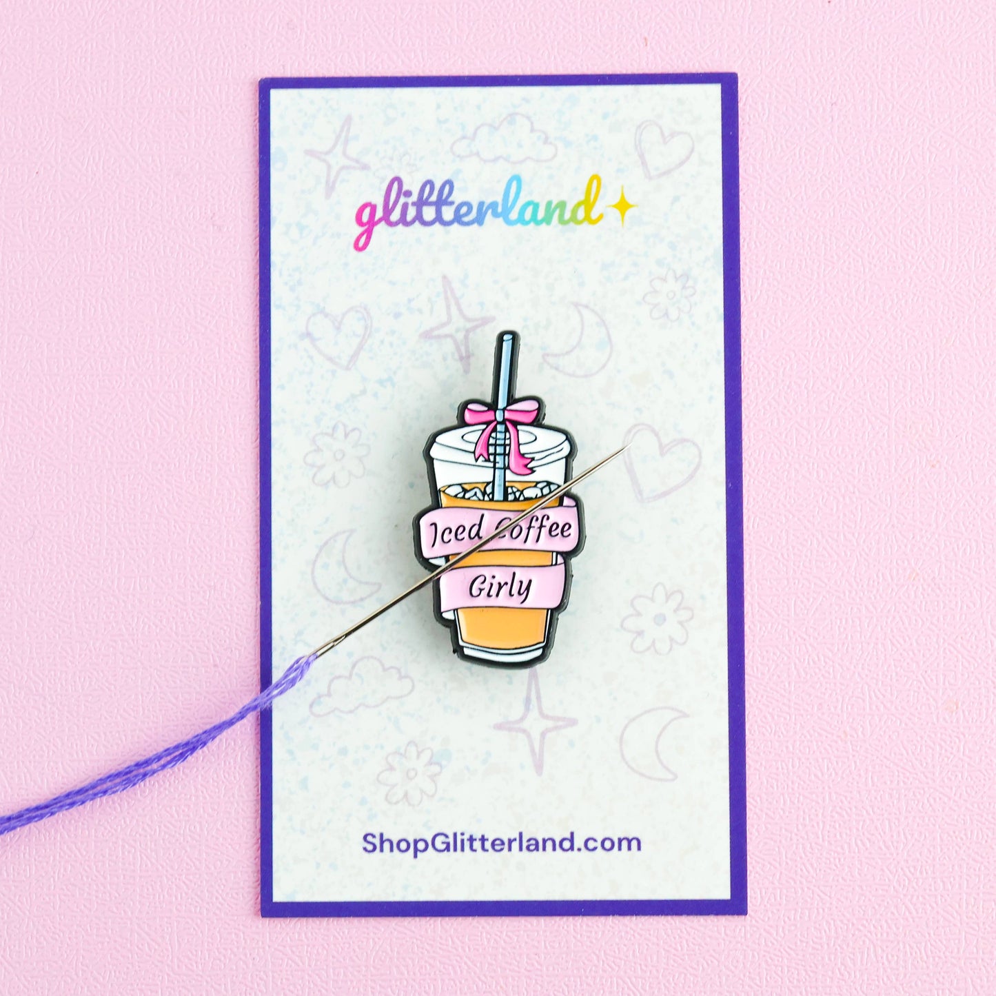 Coffee Girl Needle Minder Magnet