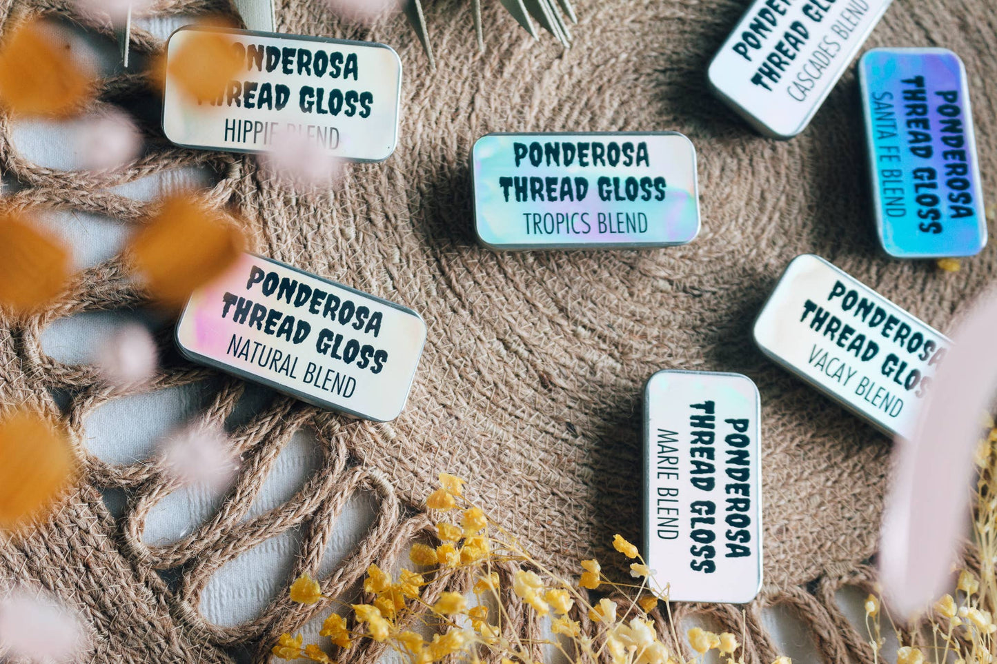 Ponderosa Thread Gloss TROPICS Scented Beeswax Thread Conditioner