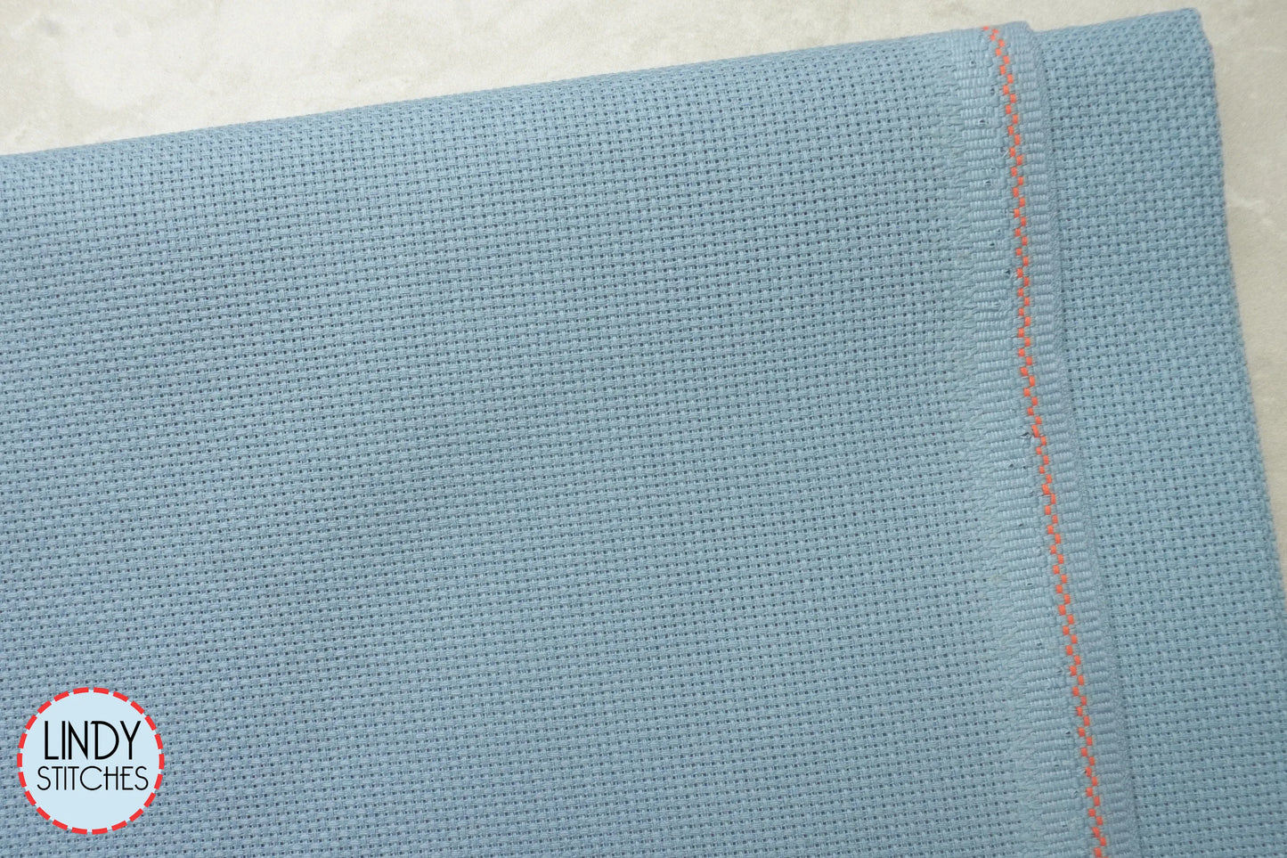 18 count Wedgewood Blue Aida by Zweigart Cross Stitch Fabric