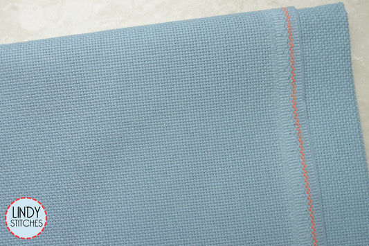 18 count Wedgewood Blue Aida by Zweigart Cross Stitch Fabric