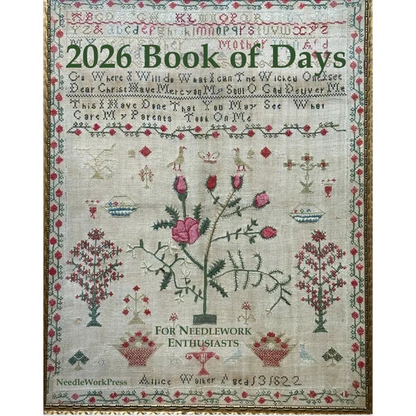 PREORDER 2026 Book of Days Cross Stitch book by Needlework Press