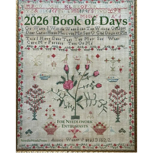 PREORDER 2026 Book of Days Cross Stitch book by Needlework Press