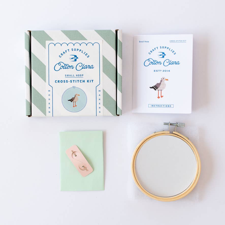 Bat Cross Stitch Kit for Beginners
