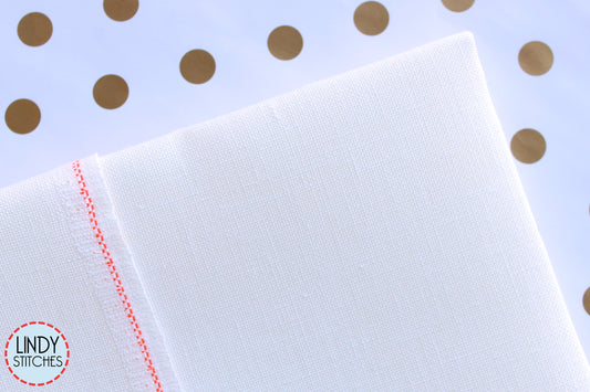 28 White Cashel Linen by Zweigart Cross Stitch Fabric