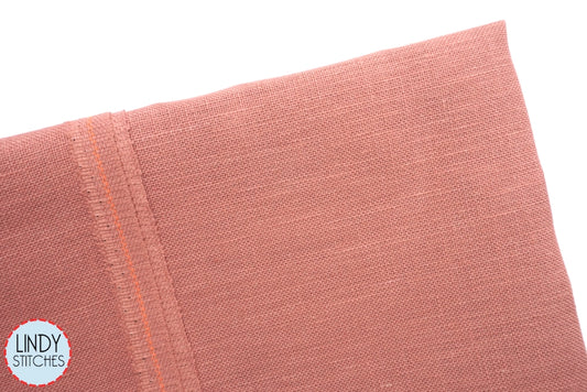 32 count Terracotta Belfast Linen by Zweigart Cross Stitch Fabric