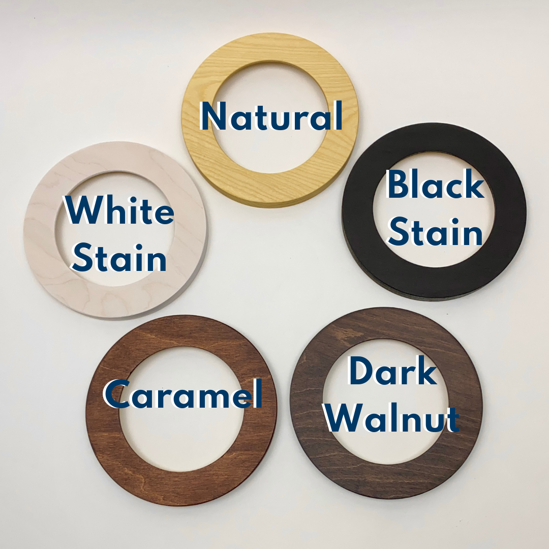 MINI Birchwood Frames for 3" Hoops