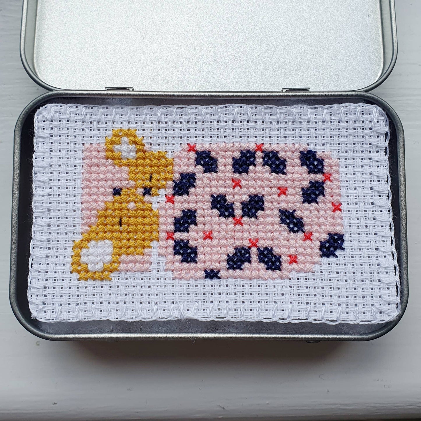 Baby Snuggles Mini Cross Stitch Kit Beginner Friendly