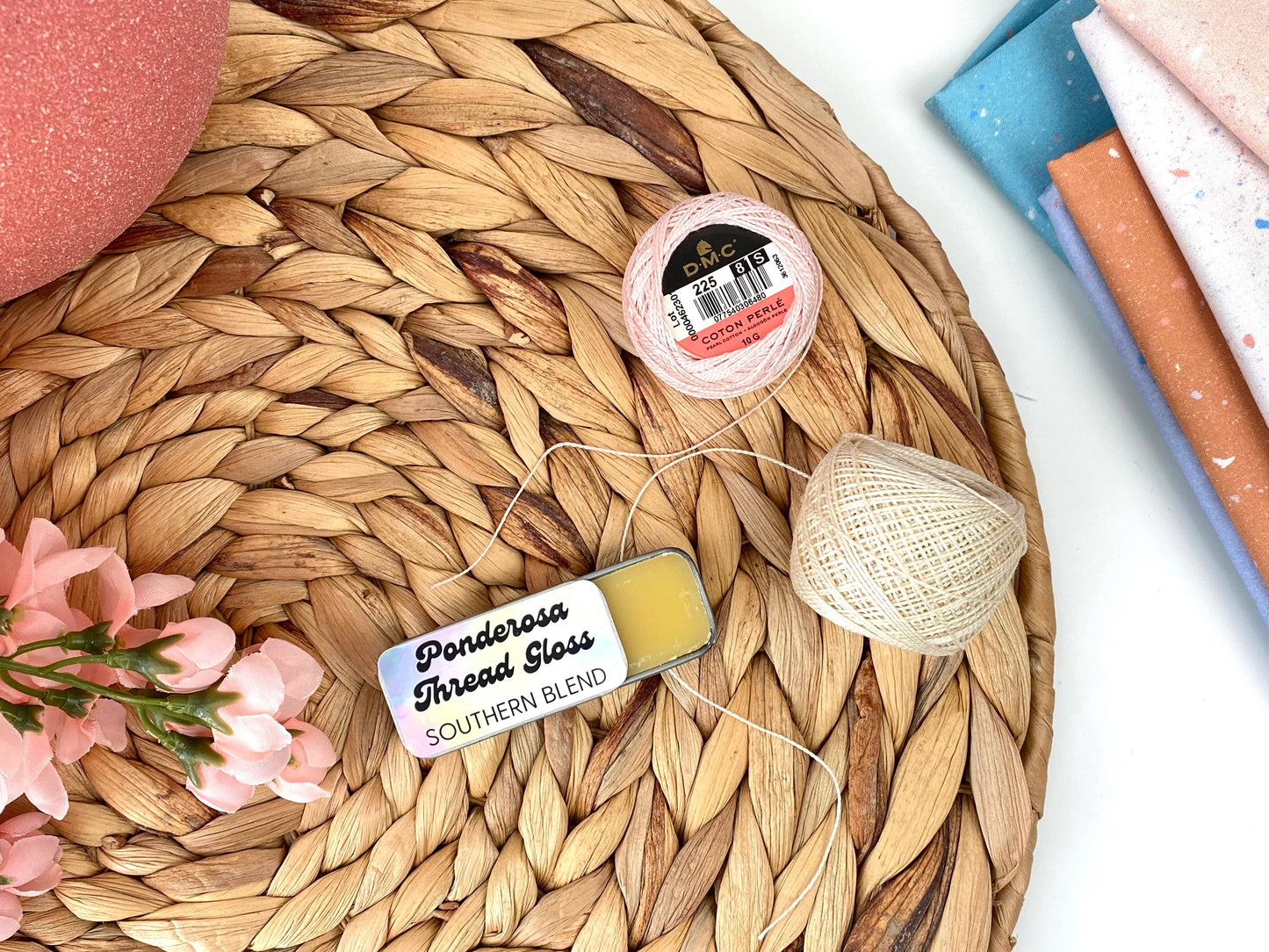 Ponderosa Thread Gloss SOUTHERN Scented Beeswax Thread Conditioner