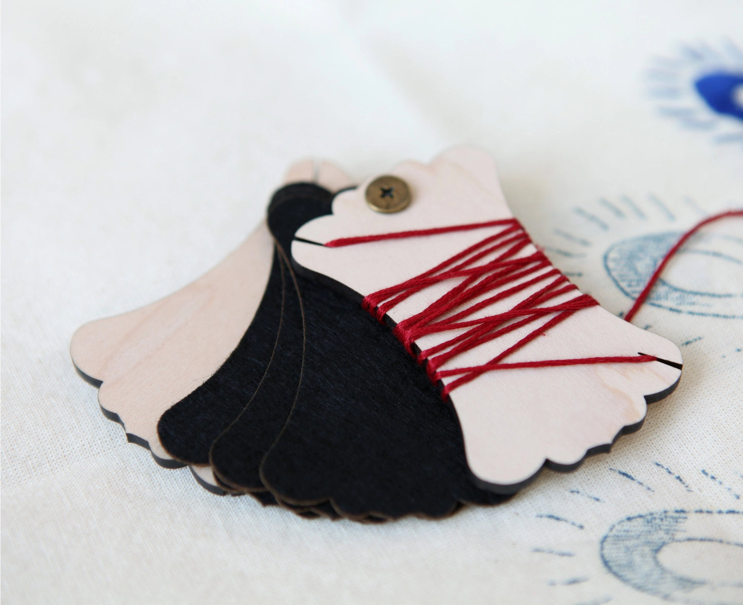 Owl Needle Minder for Sewing, Embroidery, and Cross Stitch