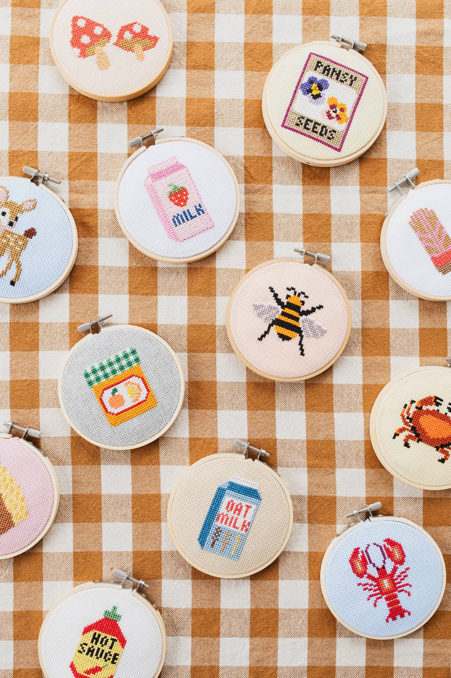 Beginner Bumble Bee Cross Stitch Kit Beginner Friendly