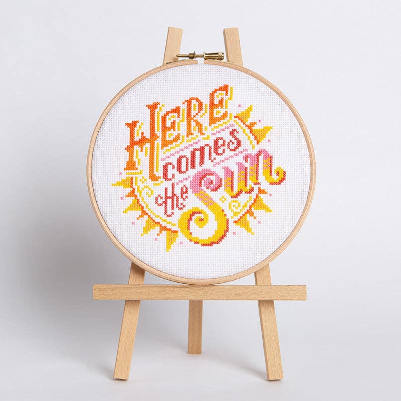 Here Comes the Sun - Cross Stitch Kit Beginner Friendly