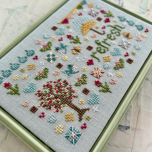 A Little Spring Cross Stitch Pattern by Sweet Wing Studio