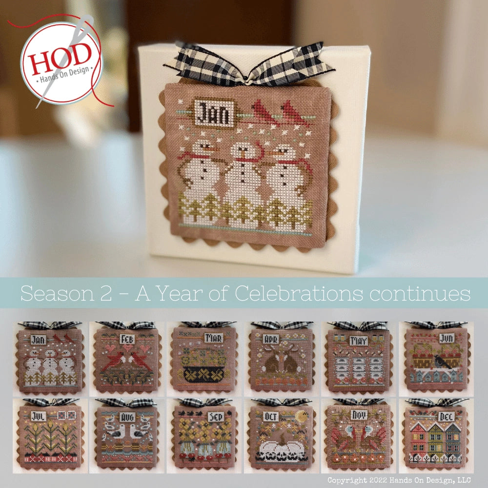 A Year of Celebrations 2 Hands on Design Cross Stitch Pattern