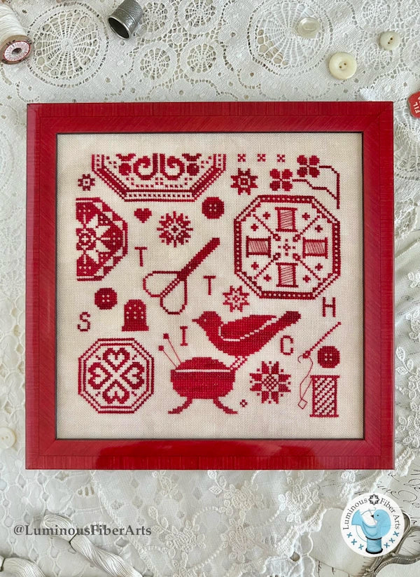 A Stitcher's Quaker Cross Stitch Pattern Luminous Fiber Arts Nashville Market