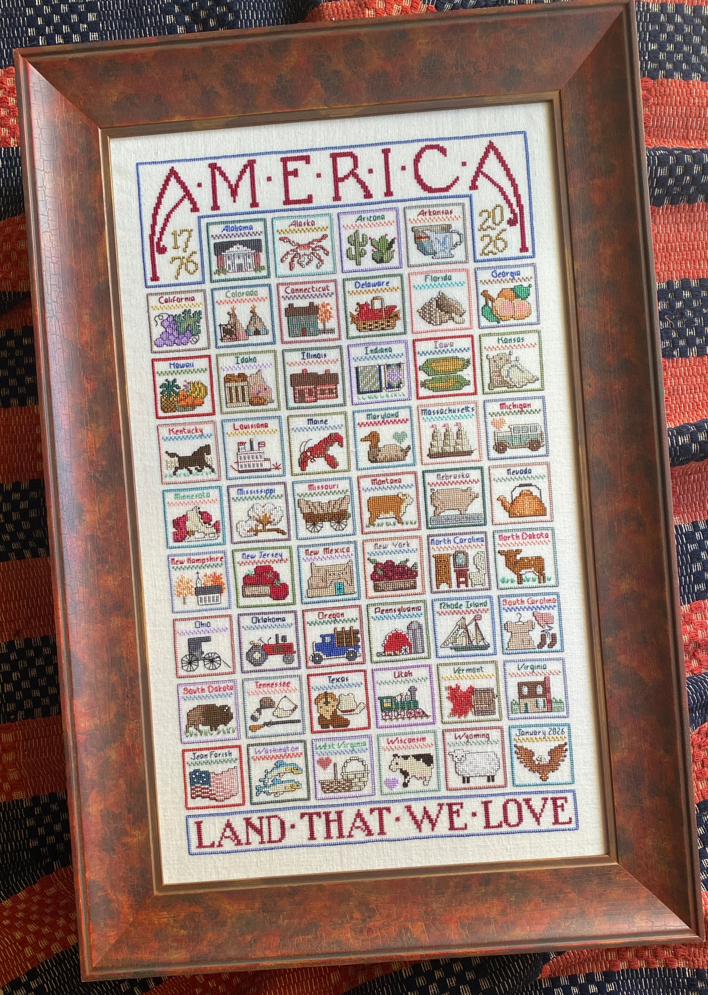 AmericaCrossStitchPatternJeanF