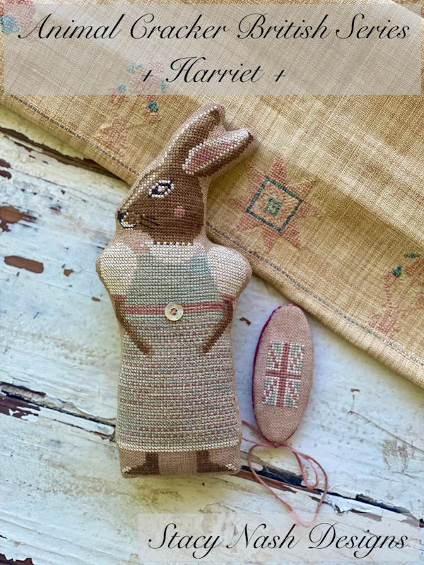 PREORDER Animal Cracker Harriet by Stacy Nash Cross Stitch Pattern Nashville Market