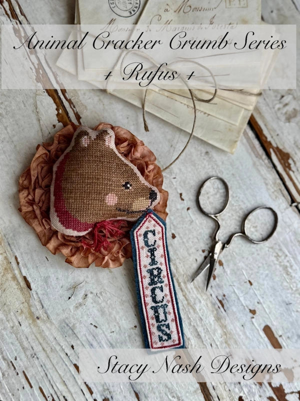 Animal Cracker Rufus by Stacy Nash Cross Stitch Pattern Nashville Market