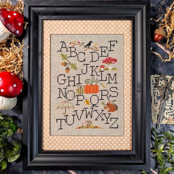 Autumn Sampler cross stitch pattern by Puntini Puntini Nashville Market