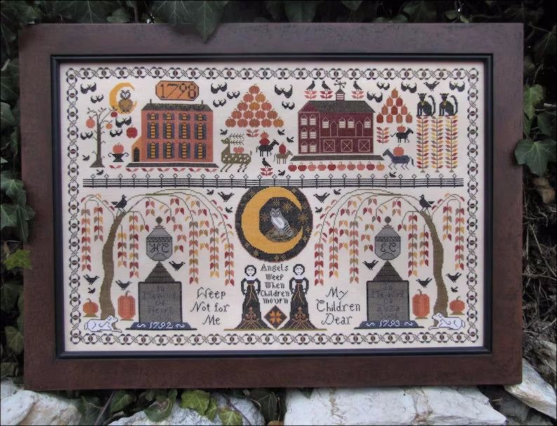 Autumn on Lazy Bear Mountain Kathy Barrick Cross Stitch Pattern
