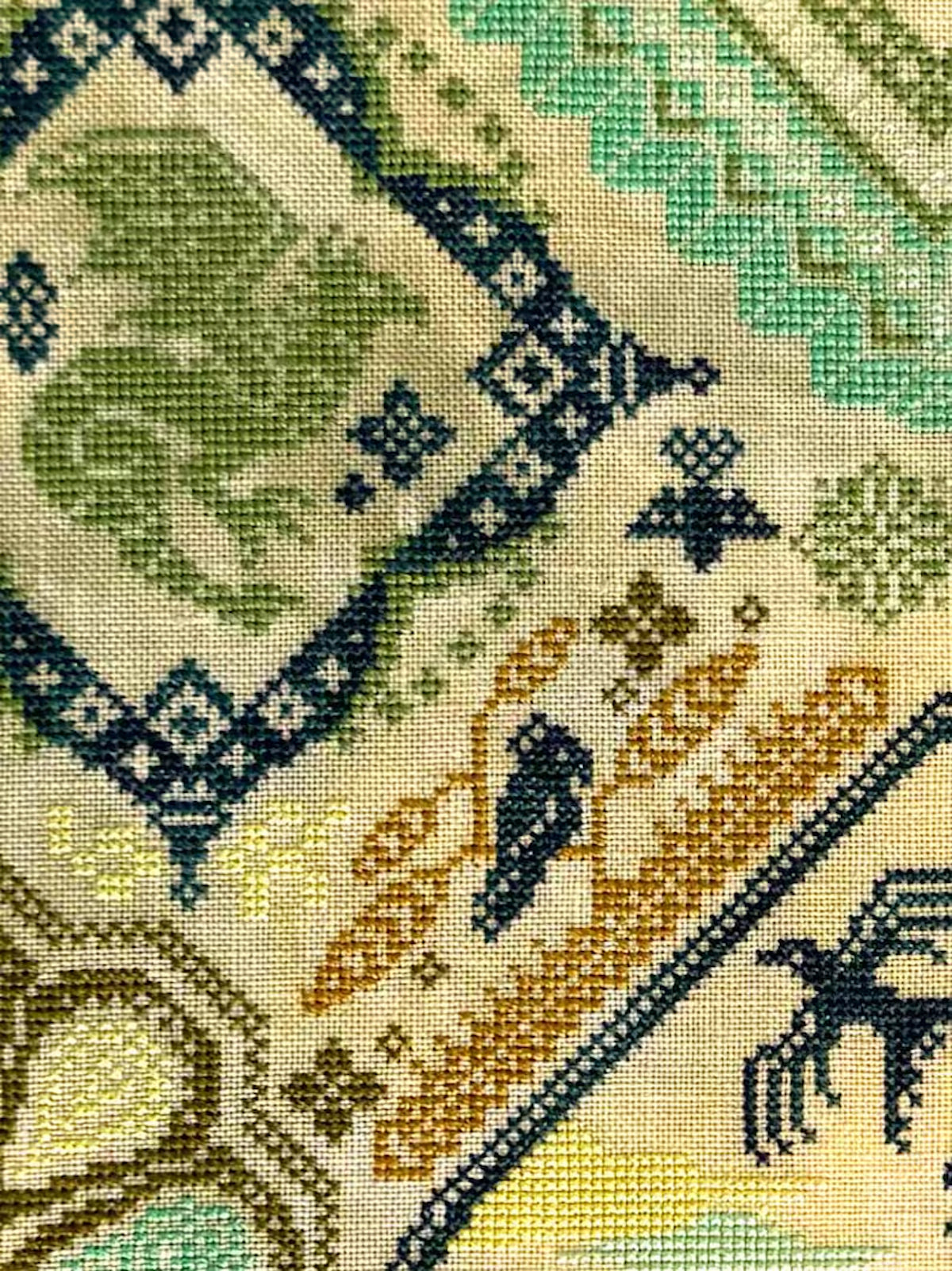 Aviary cross stitch pattern by JED XStitch