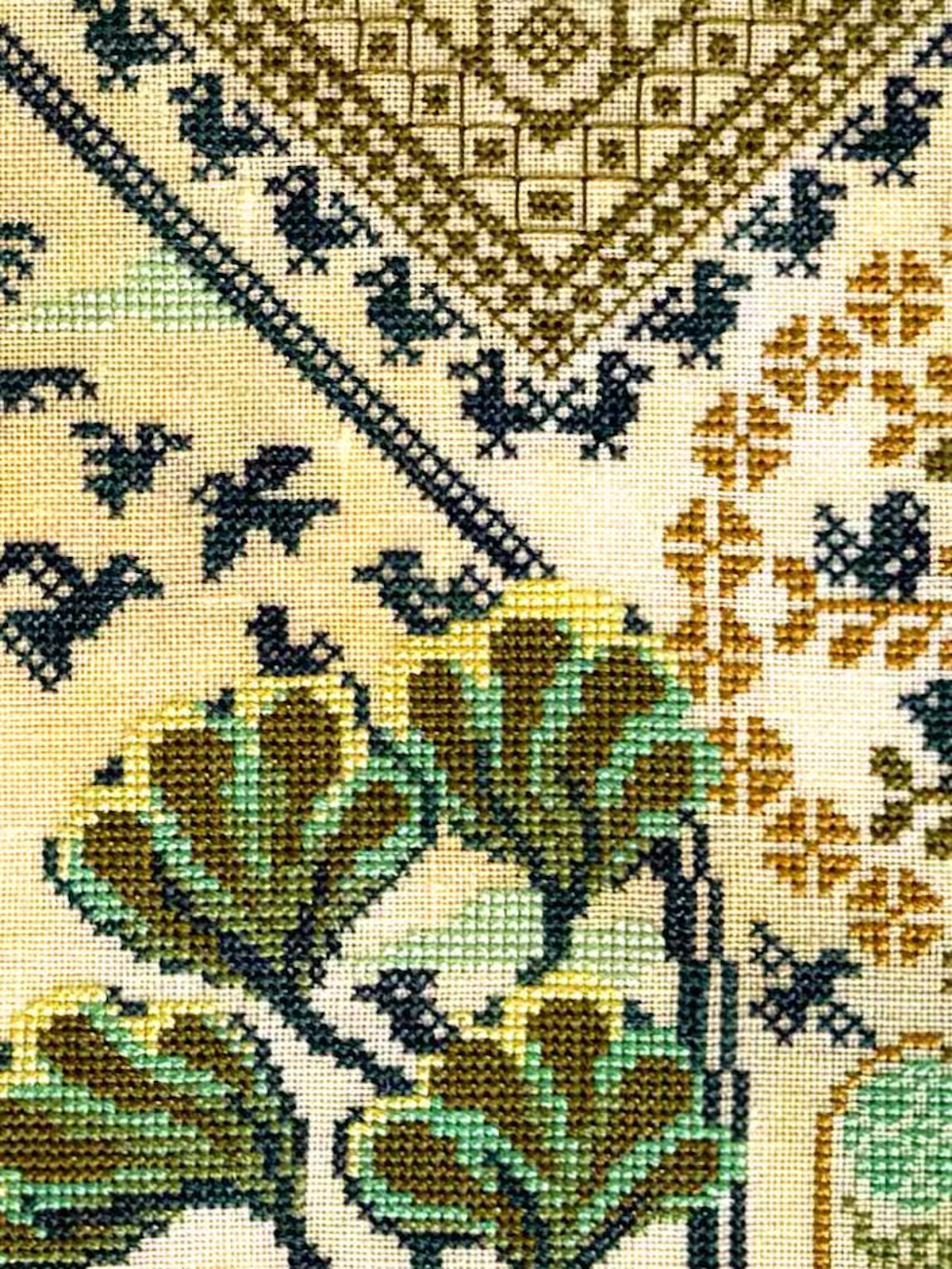 Aviary cross stitch pattern by JED XStitch