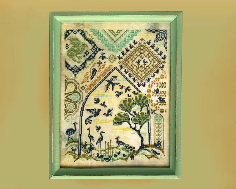 Aviary cross stitch pattern by JED XStitch