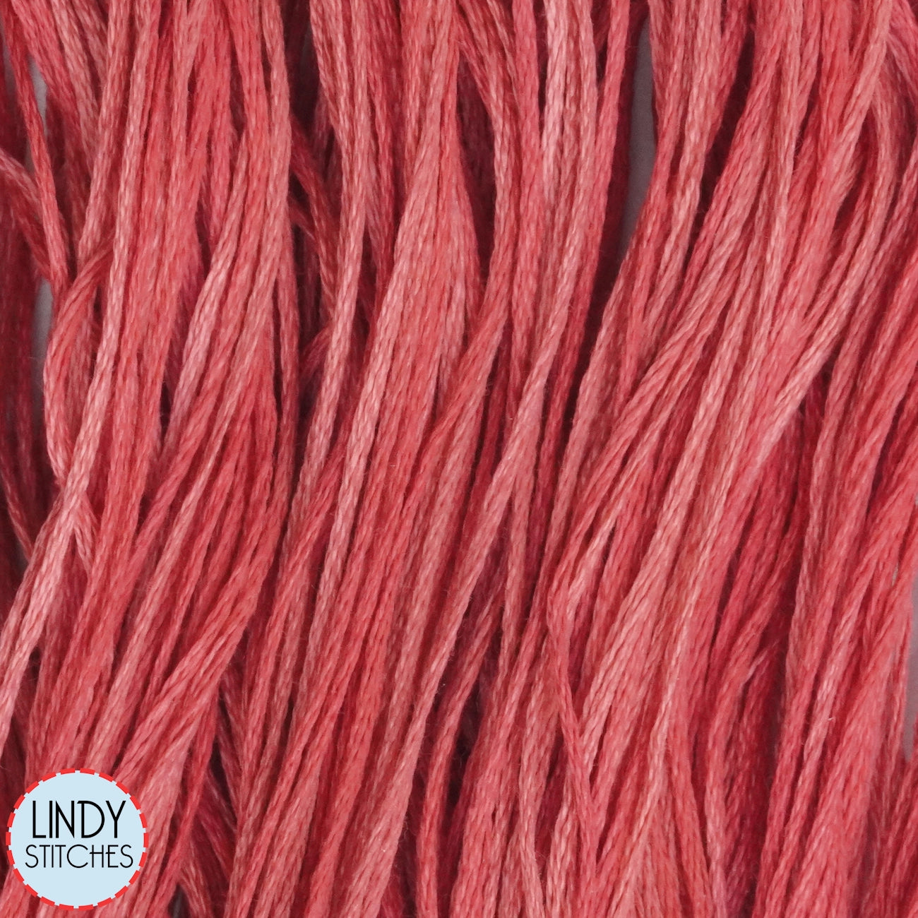 Aztec Red Weeks Dye Works Floss Hand Dyed Cotton Skein 2258