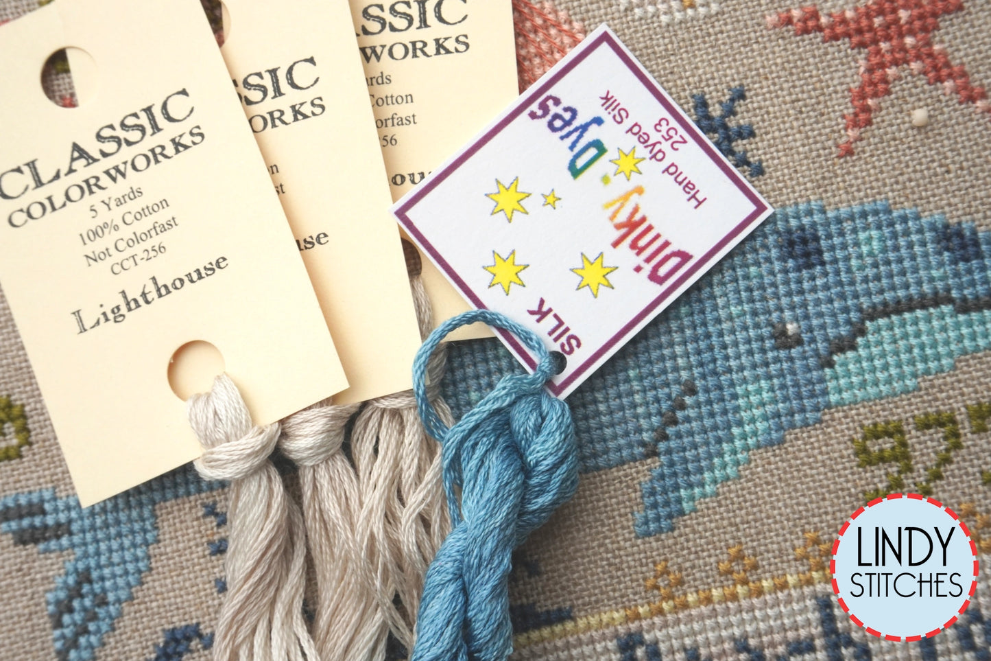 Beach Comber Lindy Stitches Cross Stitch Pattern