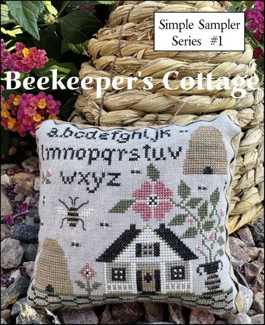 The Scarlett House BEEKEEPER'S COTTAGE Cross Stitch Pattern
