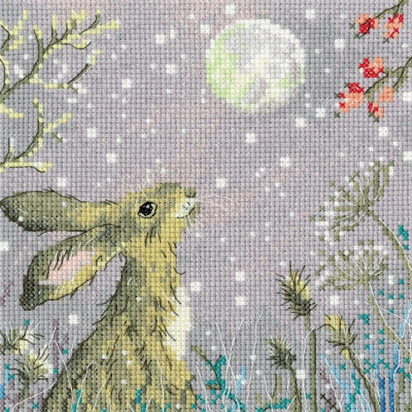Berries & Snowflakes Riolis Cross Stitch Kit