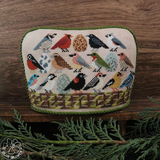 Birdy Bowl Cross Stitch Pattern by The Blue Flower Nashville Market