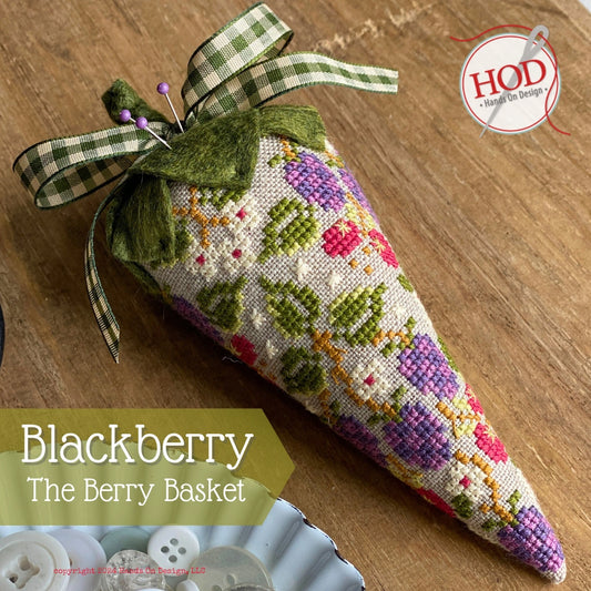 Blackberry Hands on Design Berry Basket Cross Stitch Pattern