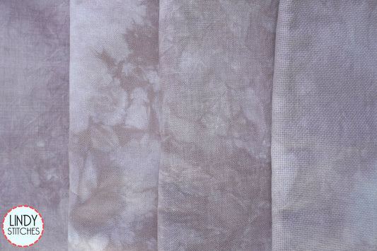 14 Count Blackberry Latte Aida Hand Dyed Fabrics by Grace Notes Fabrics