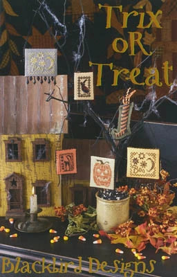 Blackbird Designs TRIX OR TREAT Cross Stitch Pattern