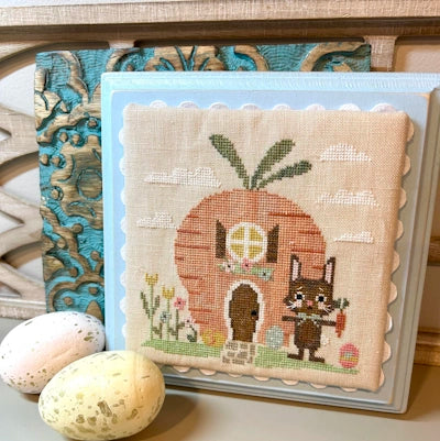 SALE Bunny's House by Emily Call Stitching Nashville Market