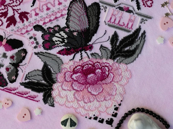 Butterfly Bouquet by Sprouting Lupine Cross Stitch Pattern