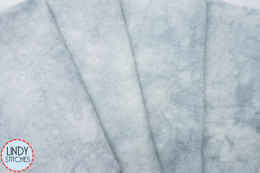 36 count Campfire Smoke Edinburgh Linen by Lapin Loops Cross Stitch Fabric