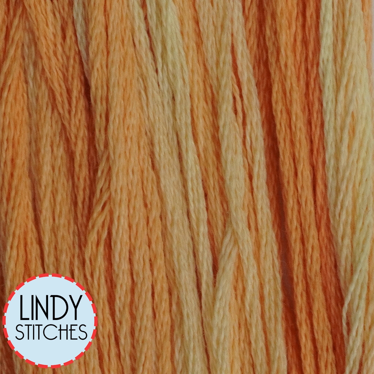 Candy Corn Classic Colorworks Floss Hand Dyed Cotton Skein
