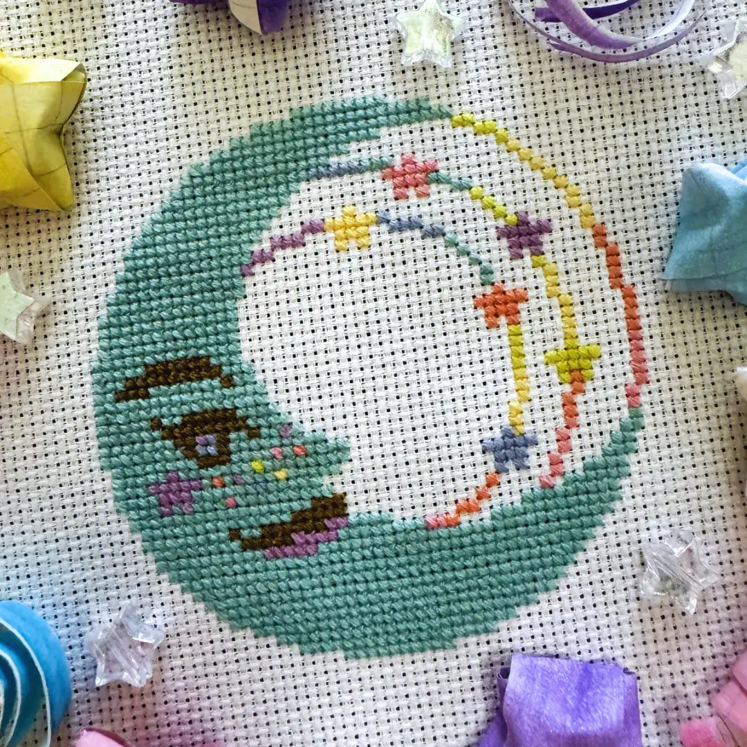 PREORDER BAD Stitch CELESTIAL VIBES Cross Stitch Pattern Set