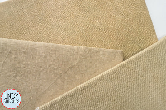 16 Count Chai Loves You Aida Cross Stitch Fabric by Fiberlicious