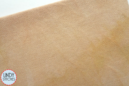 32 Count Chai Loves You Lugana Evenweave Cross Stitch Fabric by Fiberlicious