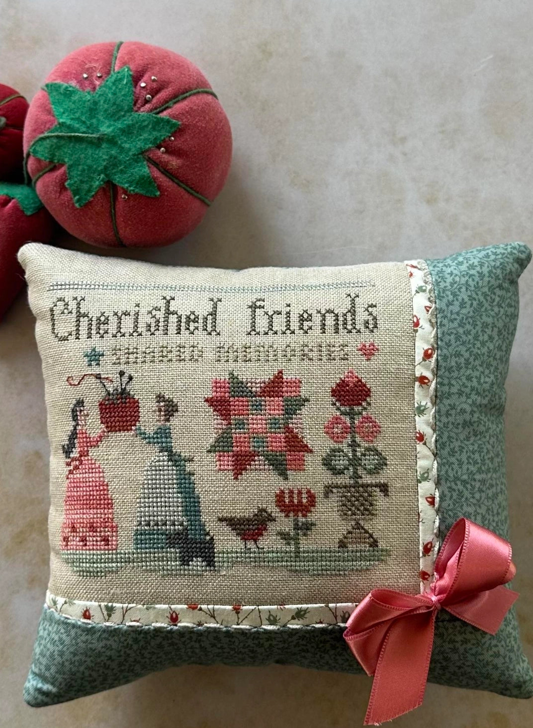 PREORDER Heart in Hand CHERISHED FRIENDS Cross Stitch Pattern Nashville Market