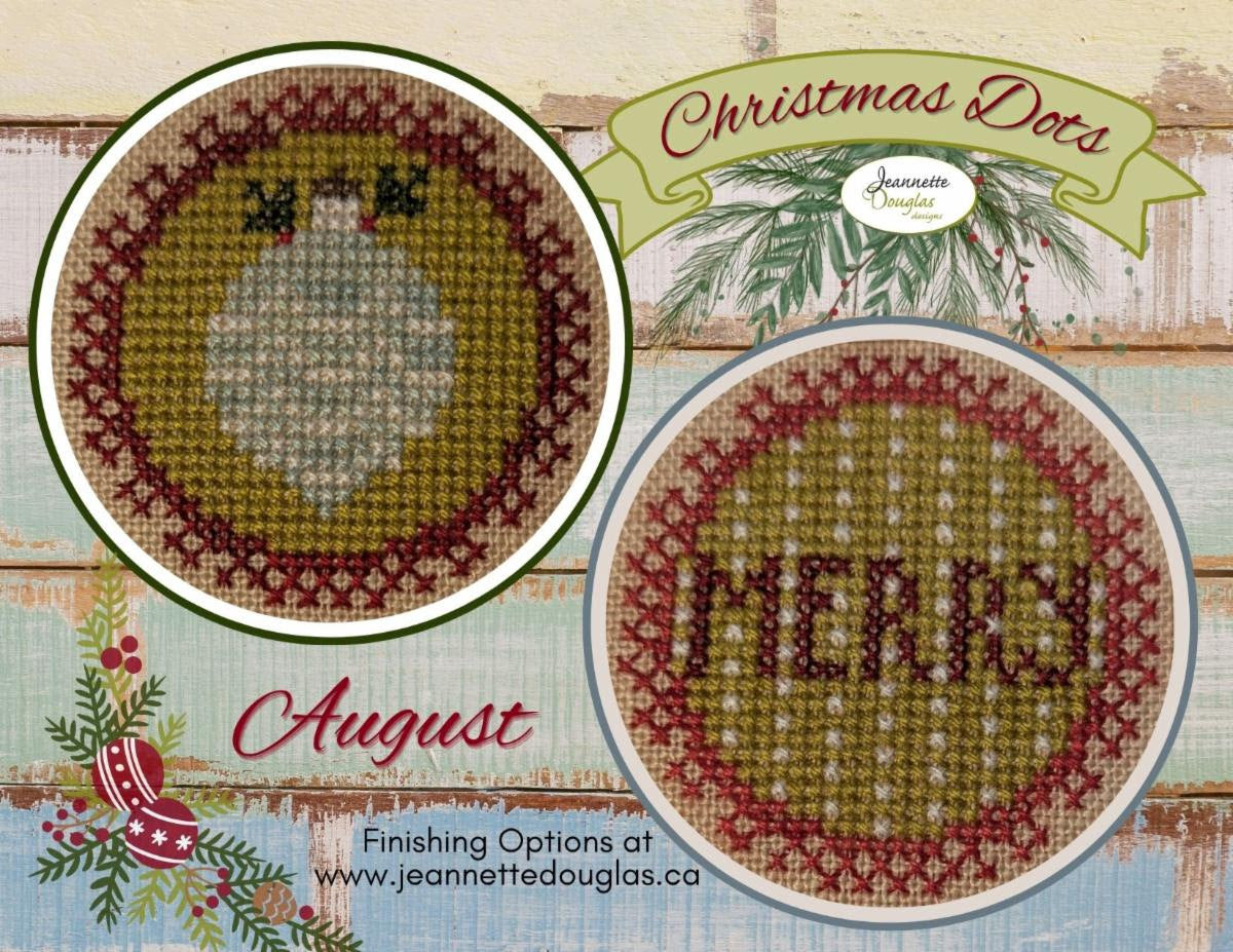 PREORDER Christmas Dots Series August by Jeannette Douglas Designs