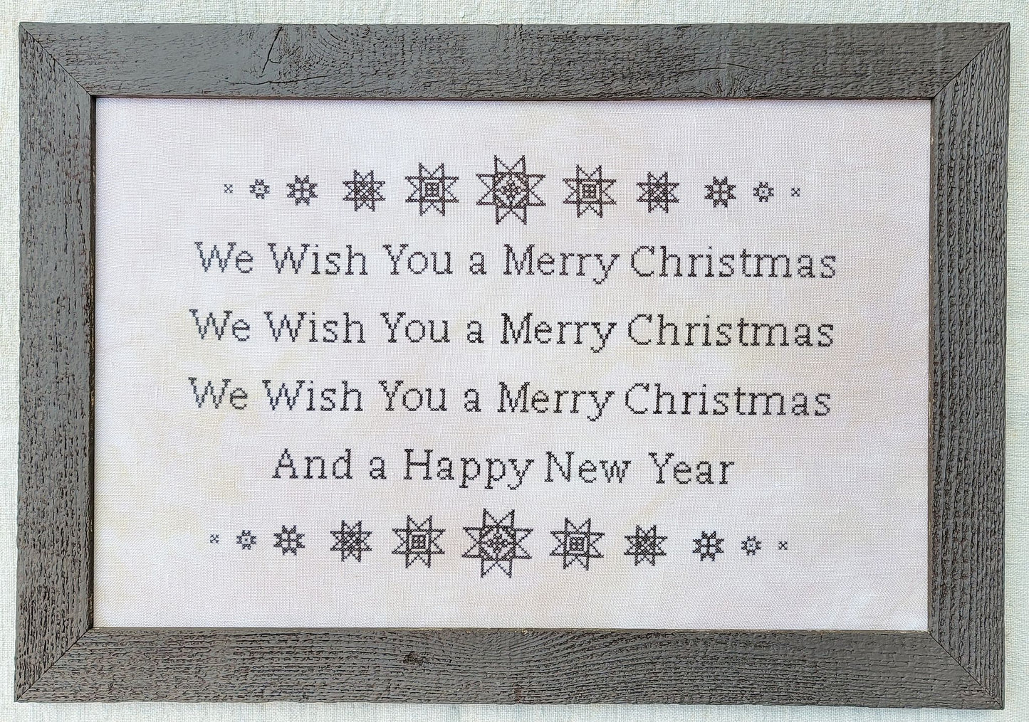 SALE Christmas Wishes Cross Stitch Pattern by Hello From Liz Mathews Set of Two