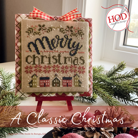Classic Christmas Cross Stitch Pattern Hands on Design