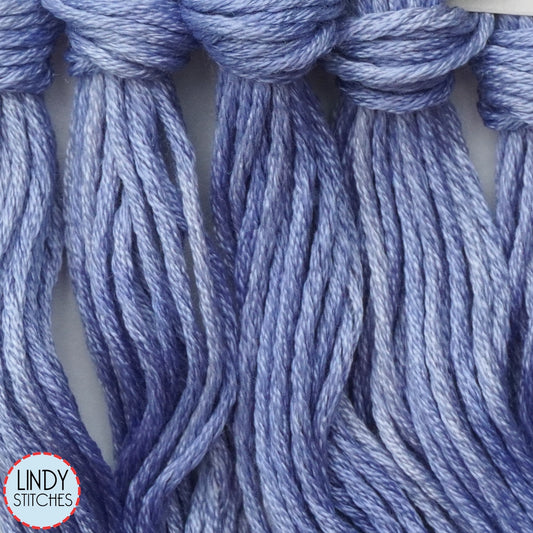 Blue Heaven Belle Soie Classic Colorworks 12 Strand Hand-Dyed Silk Floss