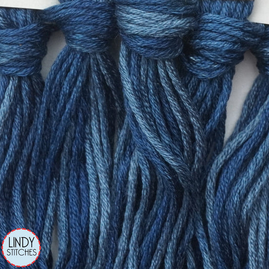 Blue Lagoon Belle Soie Classic Colorworks 12 Strand Hand-Dyed Silk Floss