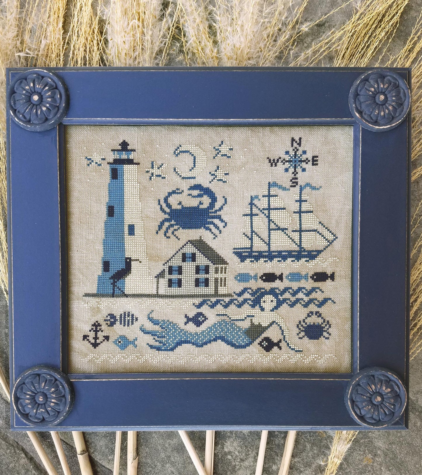Comfort Lighthouse Cross Stitch Pattern by Carriage House Samplings