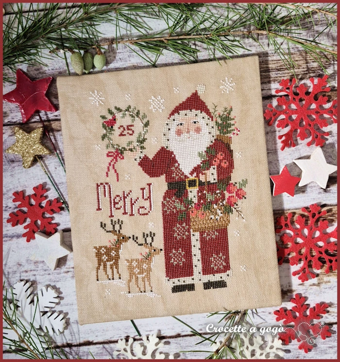 COMING SOON Babbo Natale 2026 Cross Stitch Pattern by Crocette A Gogo